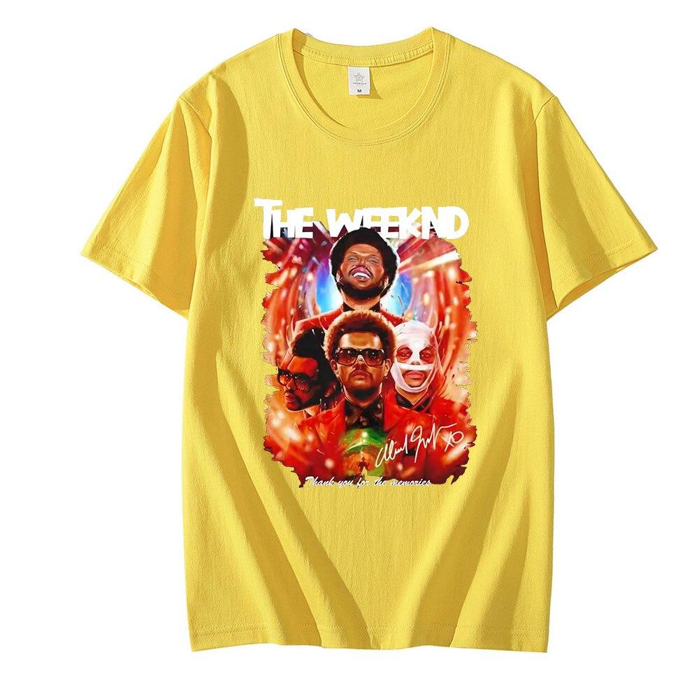 The Weeknd Beauty Behind the Madness Broken Portrait Retro Graphic Unisex Casual TShirt for RB Pop Fans Women And Men Tshirt