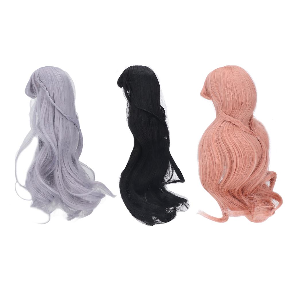 ES053 Puppe Langes Haar Weich Gelockt 8 bis 9 Zoll Puppenhaar für Kinder Geschenk Kindertag