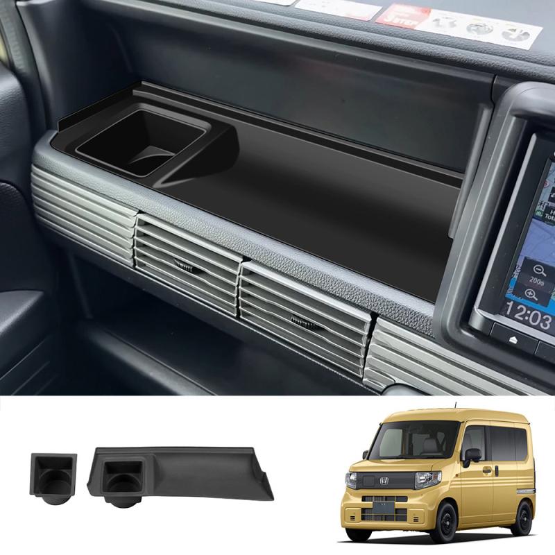 RHD For Honda N-VAN 2024 Silicone Glass Switch with Pocket  Passenger Tray Water Cup Pad Anti Collision Waterproof and Dustproof