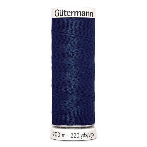 Fil à coudre - GÜTERMANN - 200m - Bleu marine - 100% polyester - Référence 011