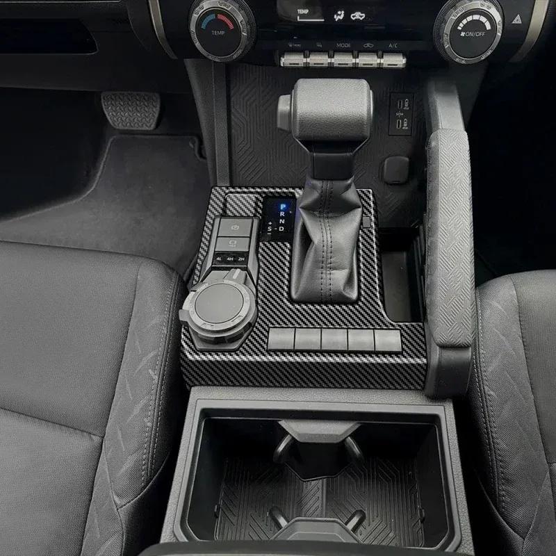 ABS Carbon Fiber For Toyota Tacoma 2024-2025 Central Control Trument Panel Steering Wheel Door Handle Interior Accessories