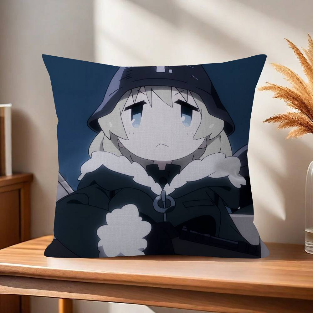 Anime Girls LLast Tour   Maple Design Cushion Cover Happy Autumn Harvest Decor Holiday Decorati Pillow Cover