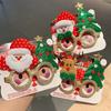 Christmas Glasses Decorative Glasses with Sticker Christmas Decoration Gift for Girls Women Xmax Party Costume Accessory Navidad