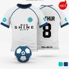 Blauw Kleedkamer Anime Vrijetijds Streetwear T-shirt Voetbalshirt Jongenskleding Meisjes Korte Mouw Harajuku Cosplay T-shirts