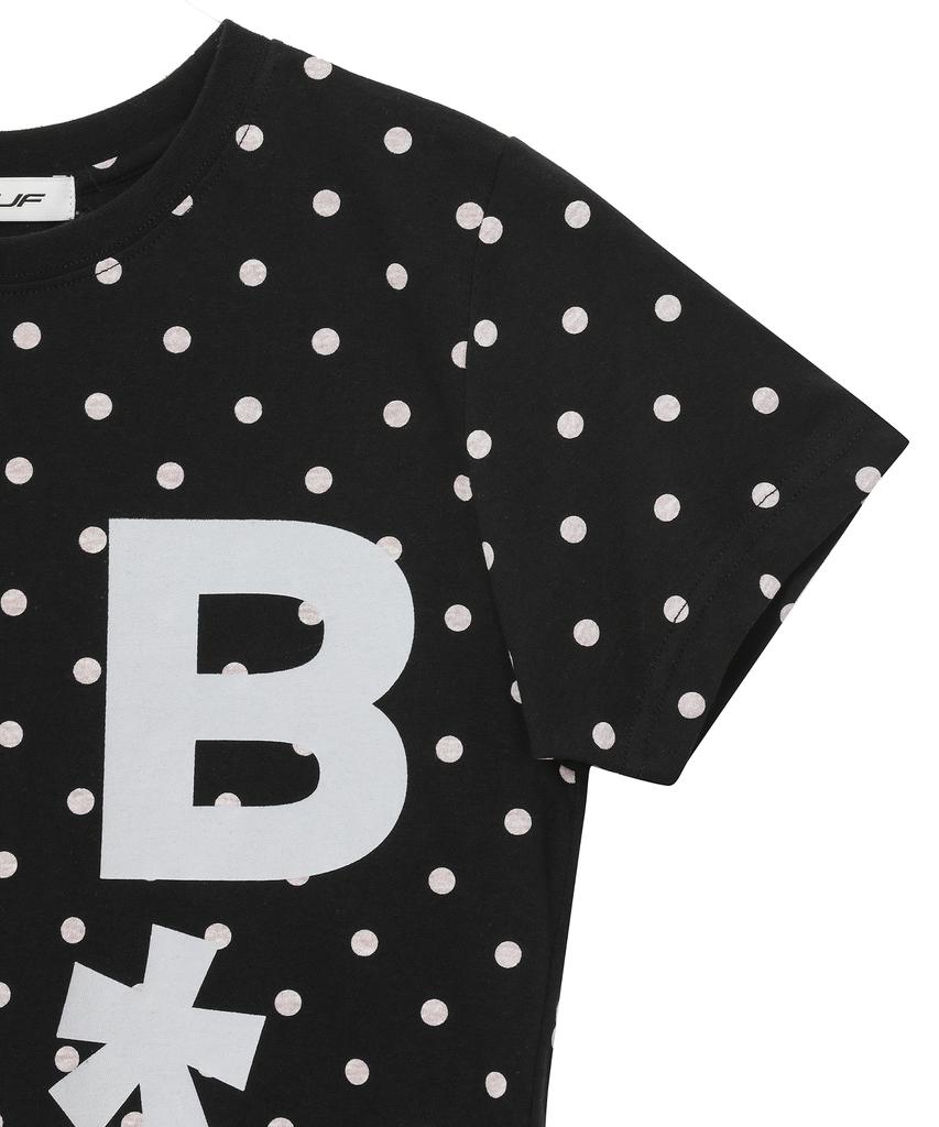 BAUF B Logo Slim Fit T-Shirt [Black Dot]