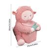2 In1 Cute Cartoon Car Tissue Box With Ashcan Creative Plush Tissue Box Holder Auto Armrest Box Car Garbage Can for car interior