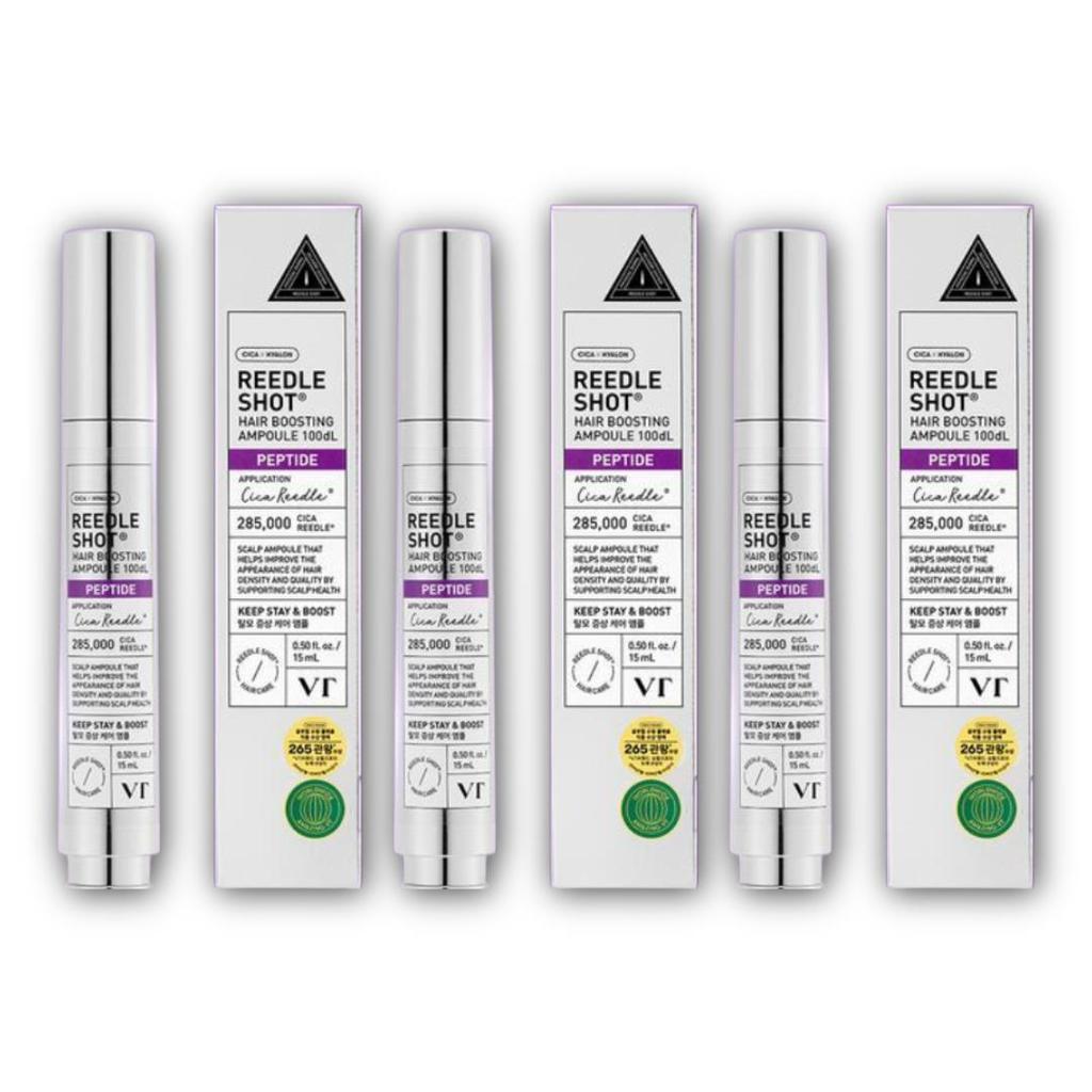 VT Reedle Shot Hair Boosting Ampoule 15ml  (3 Options)