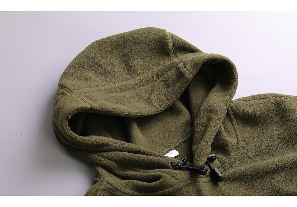 2025 Men's Tactical Hooded Fleece Sweatshirt for Fall/Winter