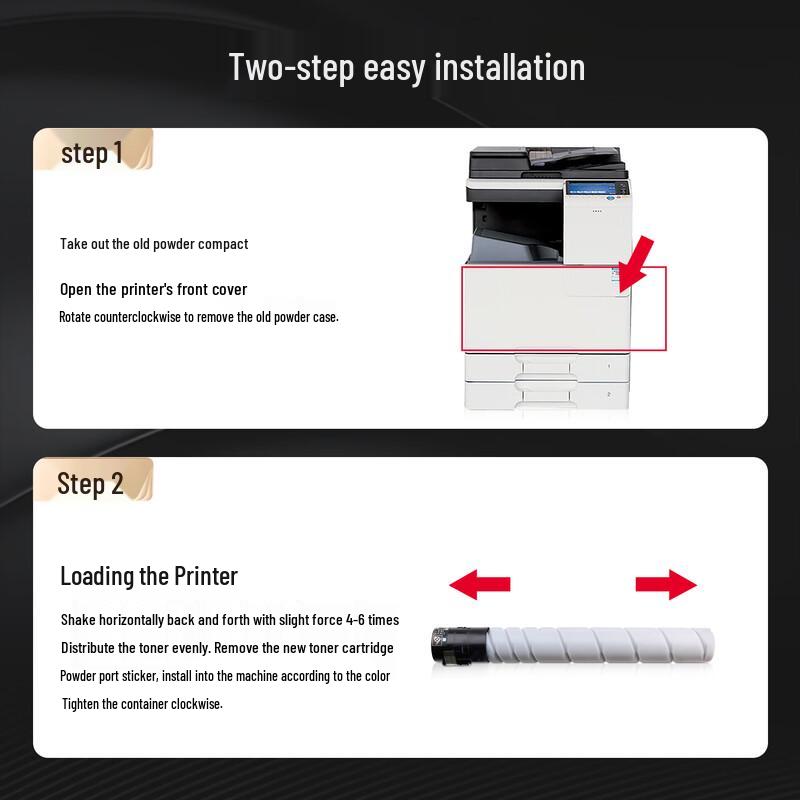 ADT-225 Compatible Four-Color Toner Set for Aurora ADC Series
