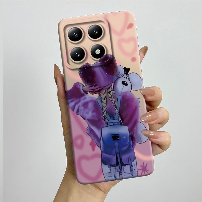For Xiaomi 14T Pro Phone Case 14Tpro Soft Silicone TPU Sweet Painted Casing Cartoon Printed Shockproof Protective Back Cover