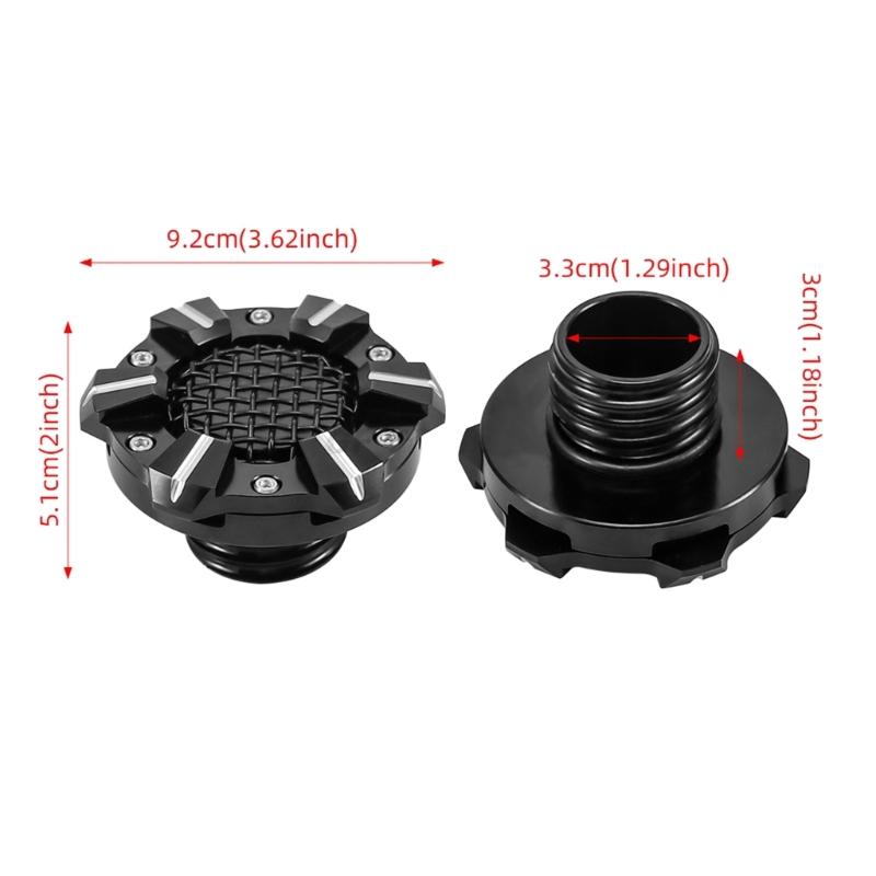 Aluminum Motorcycle Fuel-Gas Tank Oil Cap for XL883 1200 X48 Dana Breakthrough Fatty Boy Motorbike Repairing Accessories