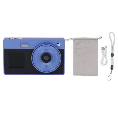 Fotocamera Digitale a Doppio Schermo da 2,4 pollici Zoom 16x 48MP Registrazione Video 1080P Portatile Ricaricabile Selfie