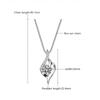 S925 Sterling Silver 1 Carat Moissanite Necklace for Women Ins Luxury Six-claw Inlaid Clavicle Chain Diamond Necklace