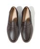 Firenze Atelier Full-Grain Cowhide Wood-Welt Outsole Penny Loafers 4701-F [Brown Fg]