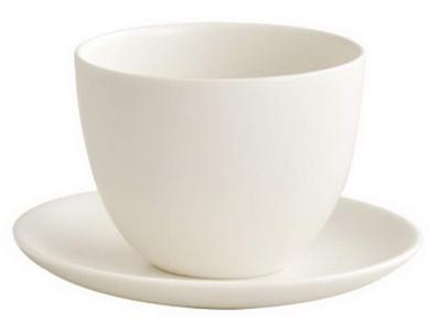 KINTO PEBBLE Cup 17144 & Saucer, 180ml, White,