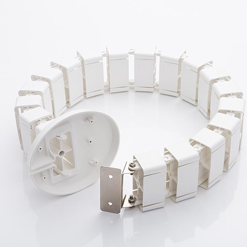 Office Desk Snake Threading Tube: Conference Table Lifting with Hidden Wire Management for Round/Square Cable Organization.