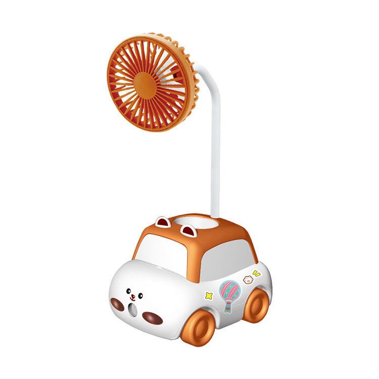 

Cute Cartoon Mini Desk Fan Usb Rechargeable Children Student Fan жёлтый