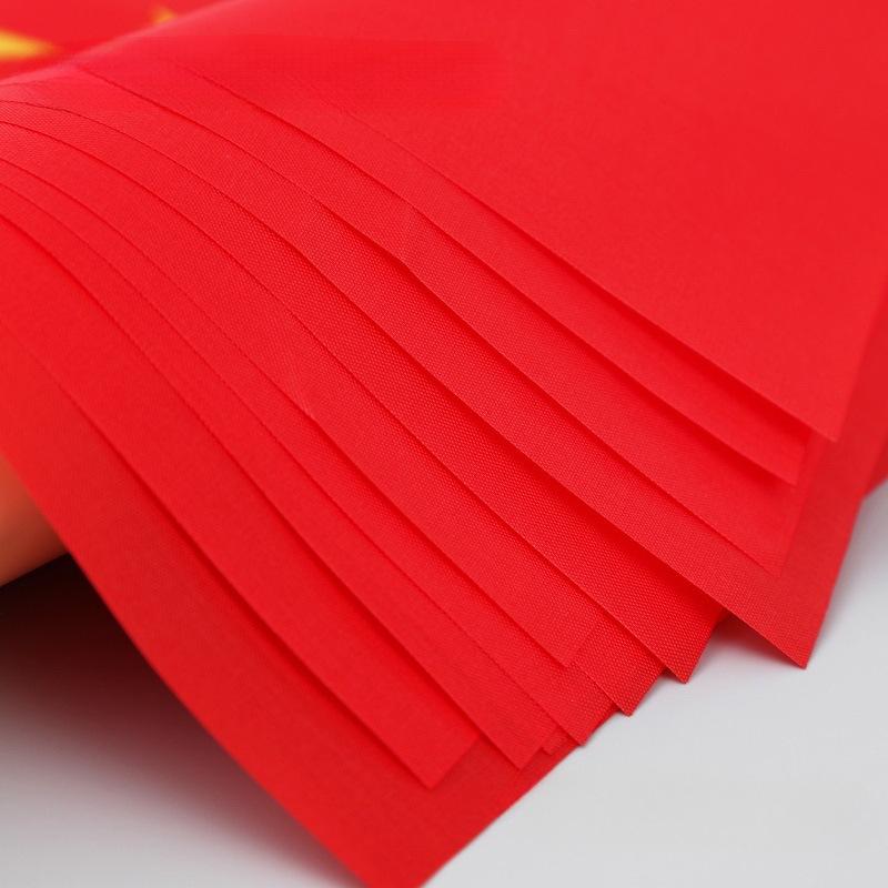 Small Five-Star Red Flag Banner for National Day Decoration