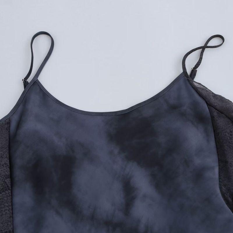 Kaslead New Arrival Women's Fashion Style Sleeveless Sling Elegant Short Dress 5063862