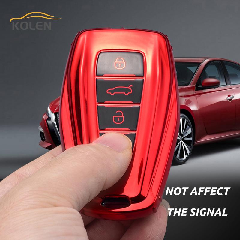TPU Car Remote Key Case Cover for Geely Coolray Atlas Boyue NL3 Emgrand X7 EX7 GT GC9 Borui SUV Protected Shell Fob Accessories