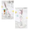 Family Bunnies Figurine Easter Rabbit Statue Indoor Easter Decoration Modern Art Spring Home Decors,Bunnies Sculpture