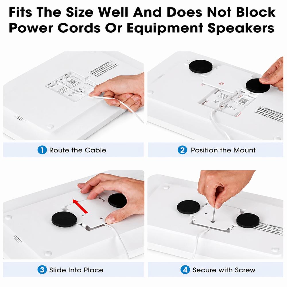 Metal Magnetic Mount Compact Back Plate Accessory Surface Adapter Refrigerator