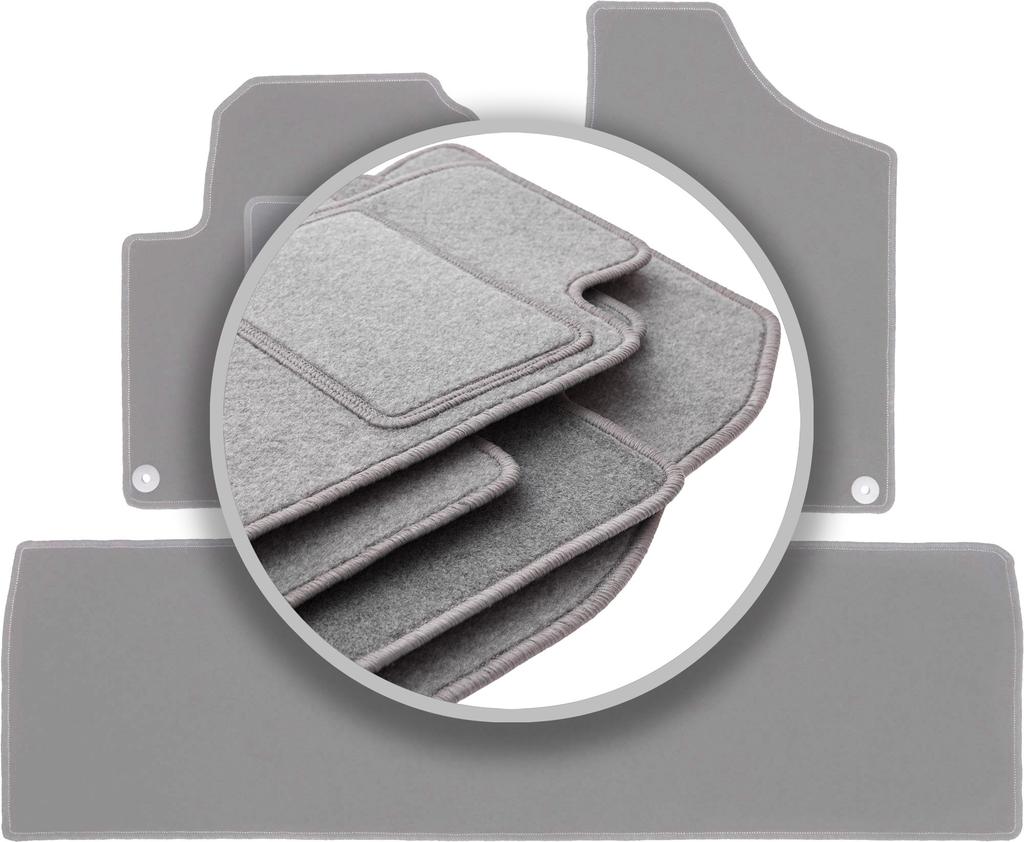 Graue Automatten für: Volkswagen Sharan I Minivan (1995-2010)