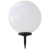 Lampy Solarne Do Ogrodu, 2 Szt., Led, Kuliste, 50 Cm, Rgb