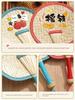Wheat Straw Fan for Babies, Portable Fan for Outings, Mosquito Repellent for Babies, New Chinese-Style Handmade Woven Fan, Durable and Lightweight