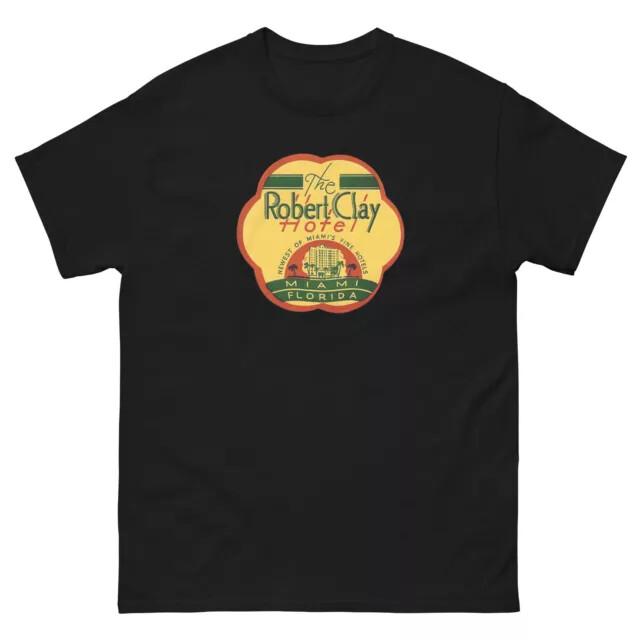 

The Robert clay hotel Miami Florida retro vintage travel t shirt design Unisex T-Shirt M