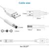 USB5V To DC9V 12V Converter Cable USB to DC9V 12V Charging Cable with 8Adapters
