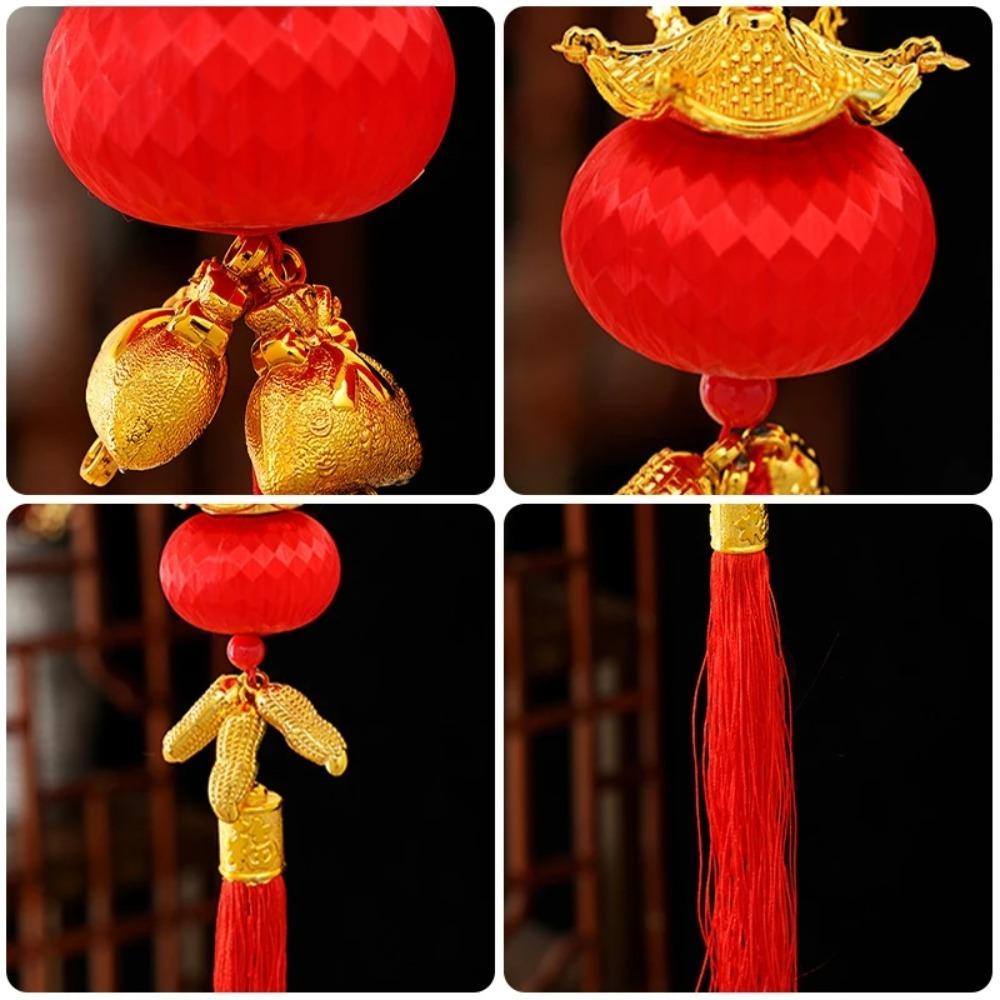 Blessing Round Ball Lantern String Chinese Style Spring Festival Supplies Happy New Year Gift