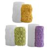 Flexible Flower Embellishments Mold Portable Floral Pillar Silicone Mould Professional Mold for Crafting Candle Soap