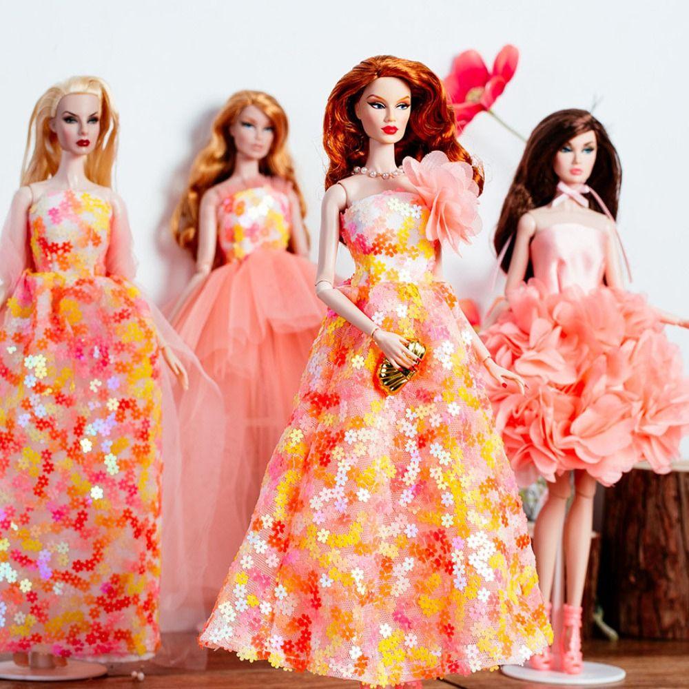European Fashion Elegant Evening Dress Doll Dresses Clothes Suit for 1/6 BJD 30cm Supermodel Dolls