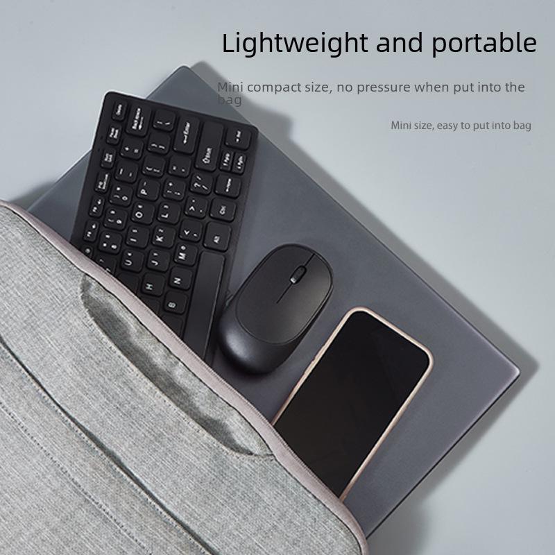 78-Key Mini Silent Wireless Keyboard & Mouse Set for Desktop & Notebook
