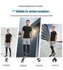 Men's Quick-Dry Reflective Running & Fitness Suit - 4-Piece Set