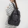 Zaino retrò con stampa leopardata zaino grande capacità moda tendenza strada coreana zaino versatile zaino per studente di scuola media