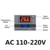 LIZAO XH-W1111 Digitaler LED-Temperaturregler 11A 11V/11V/111V/111V Thermostat mit NTC-Sensor für Heiz-/Kühlsteuerung