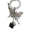 Bell Silver Butterfly Phone Chain Butterfly Mobile Keychain Lanyard  Women Girls