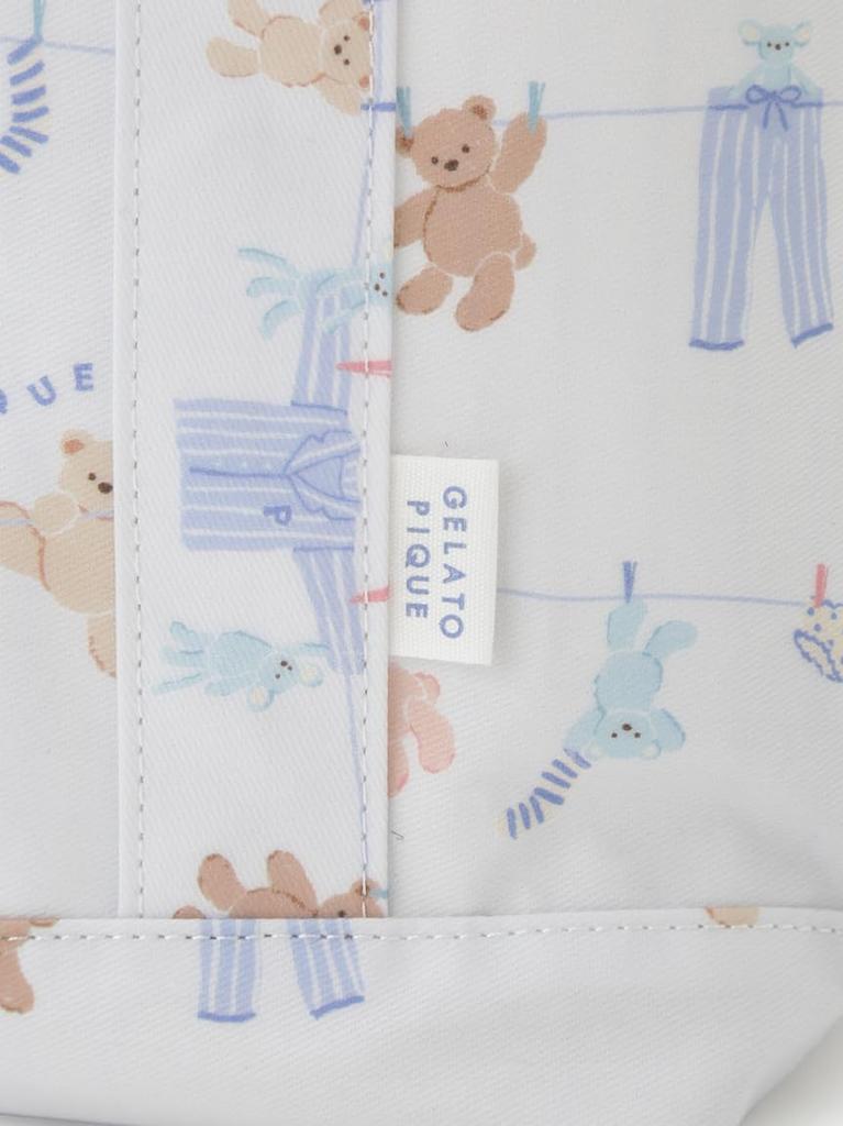 gelato pique Waschbare Tierprint Mom Bag PPGB261713 BLU Einheitsgröße Damen