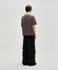 NOT4NERD Omens Pigment Loose Cropped T-Shirts - Purple