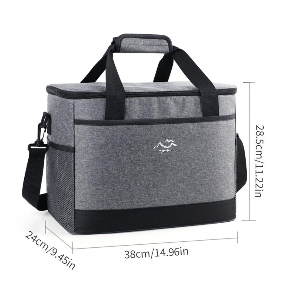 Waterproof Picnic Bag Large Capacity Insulated Tote Bag Food Storage Cooler Bag  Food Delivery
