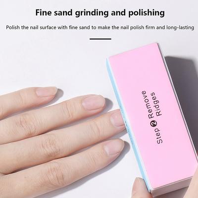 Sponge Nail Art File Buffer For Gel Polish Colorful Nail Sanding Blocking Grinding Nail Art Tool Pedicure Manicure Random Color