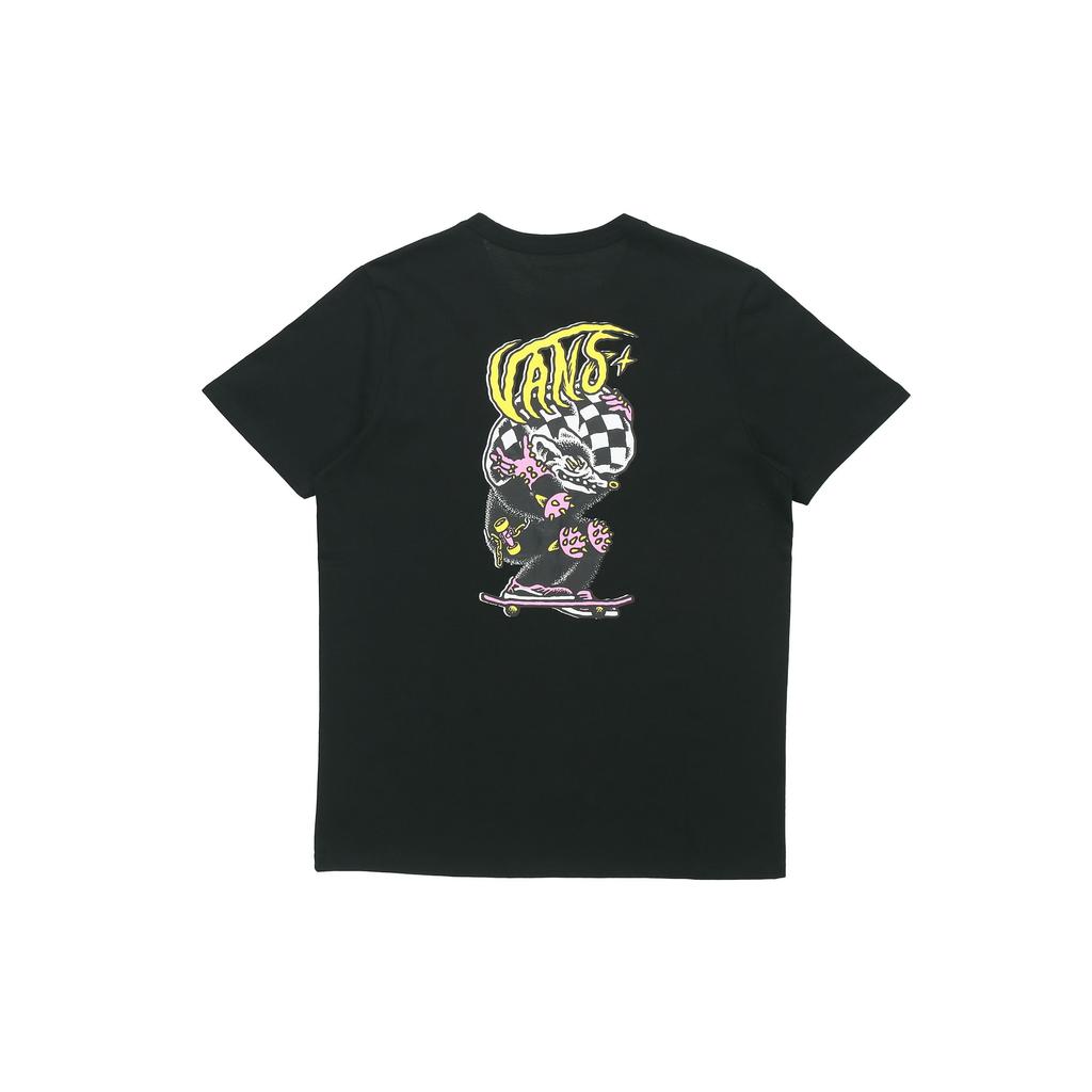 Vans Asia Artists Collaboration Print Short Sleeve T-Shirt Men Tops Black VN0A4P5EBLK