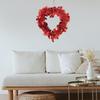 Liebesherz Krappkranz Valentinstagsdekorationen Fenster Wand Tür Hängend Dekorativ Hochzeitsrequisite