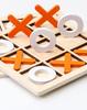 Montessori XO Chess Jigsaw Puzzle 3D Geometric Shapes Board Games For Kids Children Educational Wooden Toys