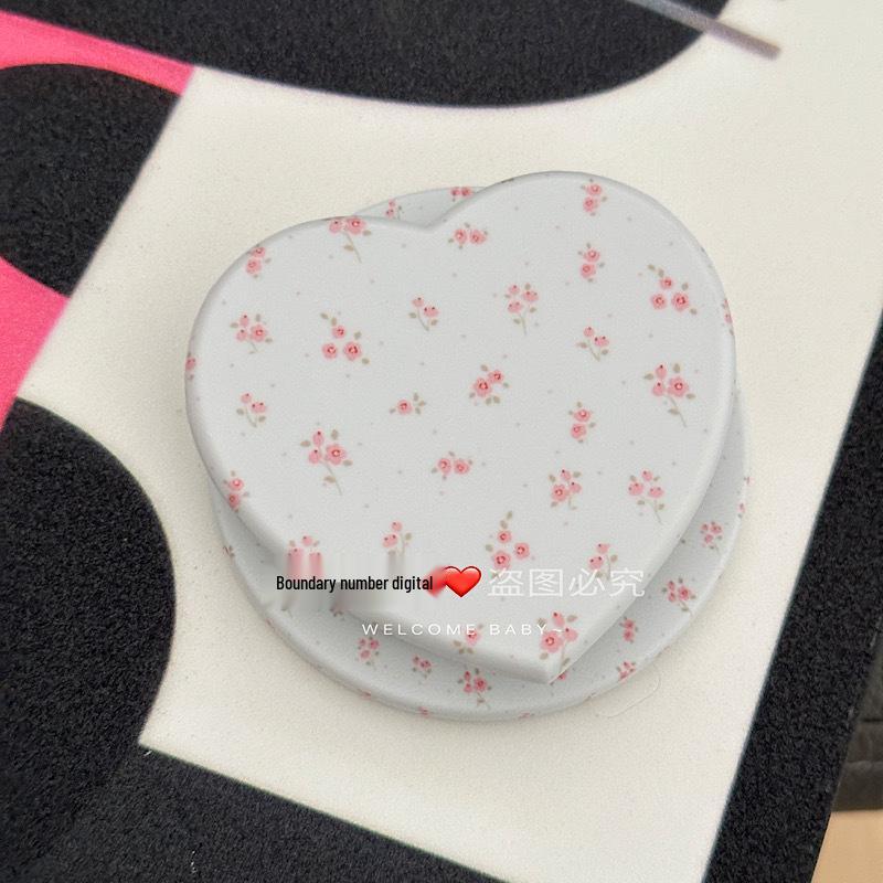 Korean Style Cherry Heart Magnetic Stand for MagSafe Phones - Strong Desktop Holder for Hands-Free Use