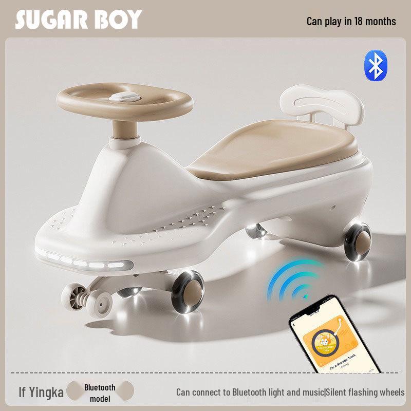 Kids' Twist Car: Anti-Rollover Ride-On Toy for Ages 1-6