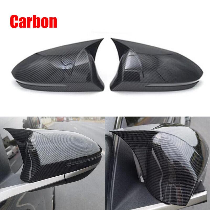 For Hyundai Tucson -2023 2022 Car Rear View Mirror Cover Exterior Accessoires Ox Horn Side Shell Caps Trim Carbon