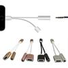 2in1 Lightning To 3.5mm Audio Headphone Adapter Charger Cable For iPhone 7/7 Plus